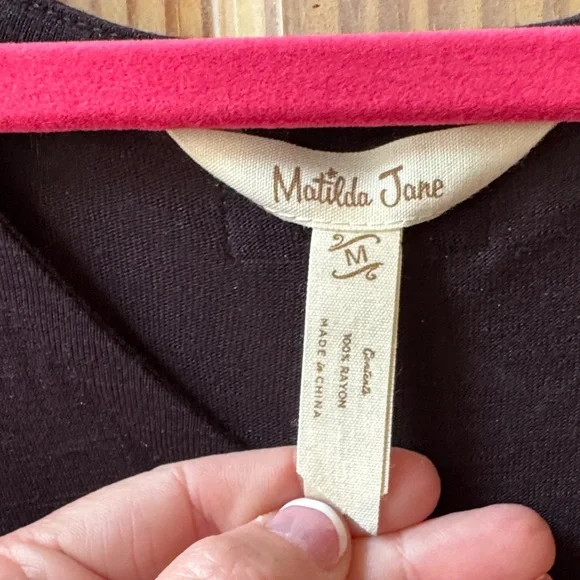 Matilda Jane Black Maxi Dress Medium Ladies NWOT - Picture 6 of 6